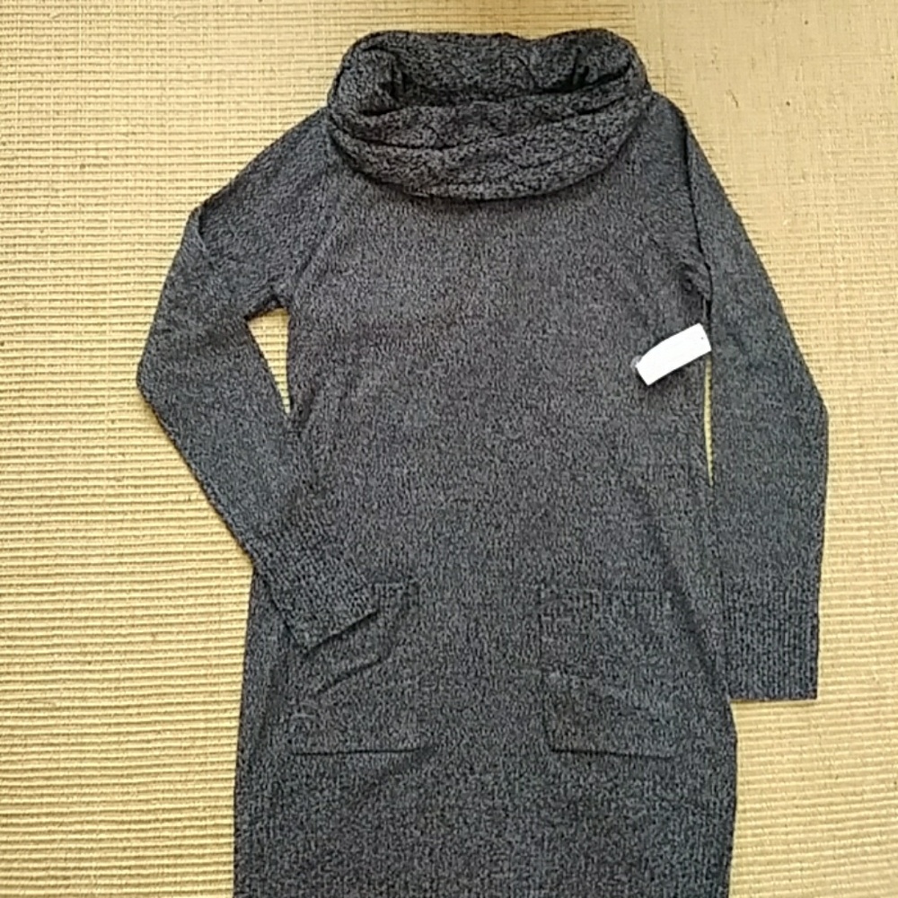 New York & Company gray sweater dress